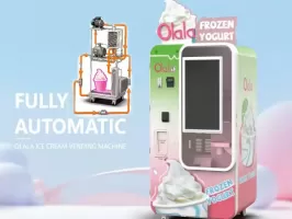 How do ice cream vending machines stay cold?